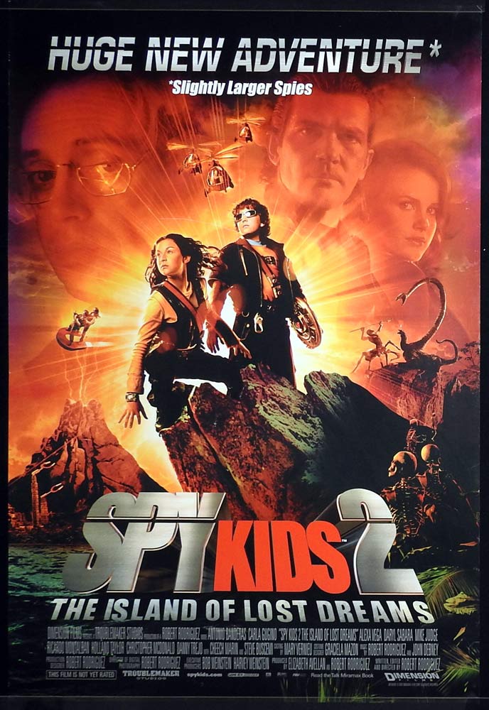SPY KIDS 2 Original ADV US One Sheet Movie poster Antonio Banderas Carla Gugino