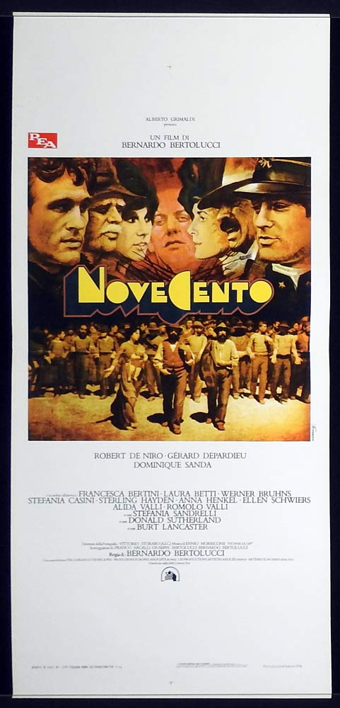 1900 Original Locandina Movie Poster Robert De Niro Bernardo Bertolucci