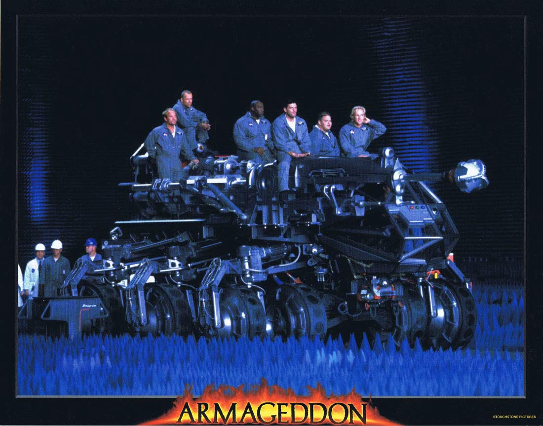 ARMAGEDDON Original US Lobby Card 6 Bruce Willis Billy Bob Thornton Liv Tyler