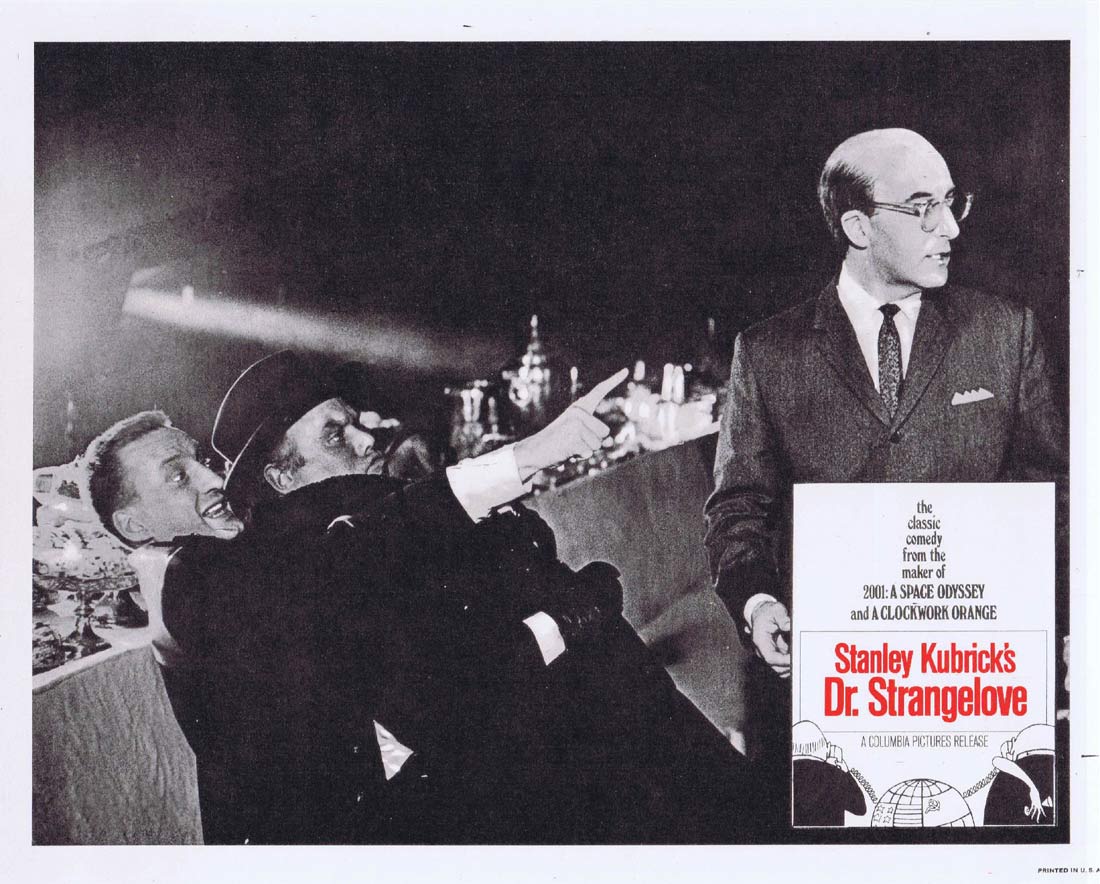 DR STRANGELOVE Original US INT Lobby Card 5 Peter Sellers George C.Scott Stanley Kubrick