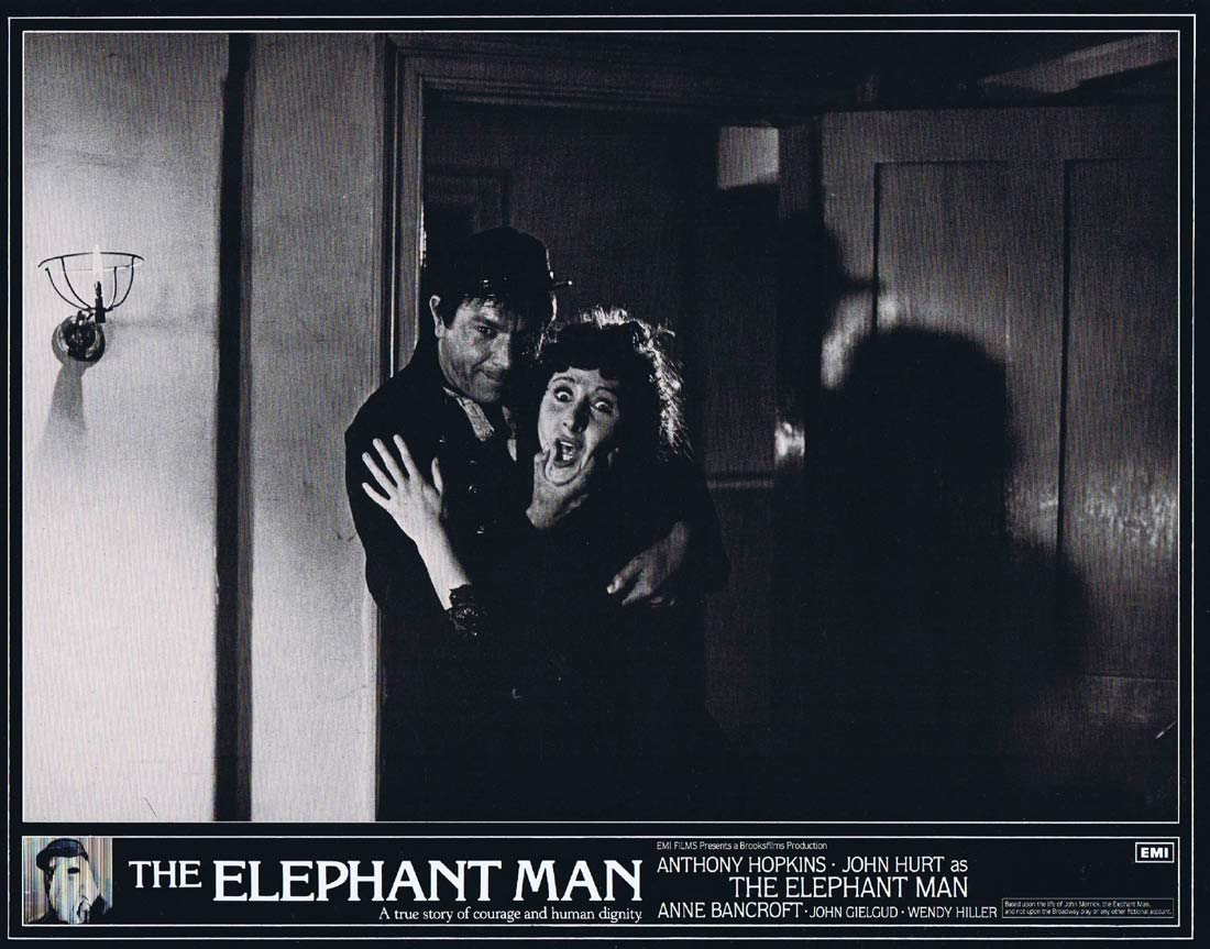 THE ELEPHANT MAN Original UK Lobby card 5 Anthony Hopkins John Hurt