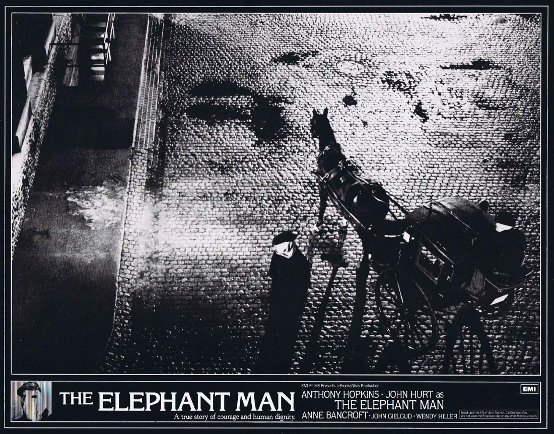 THE ELEPHANT MAN Original UK Lobby card 6 Anthony Hopkins John Hurt
