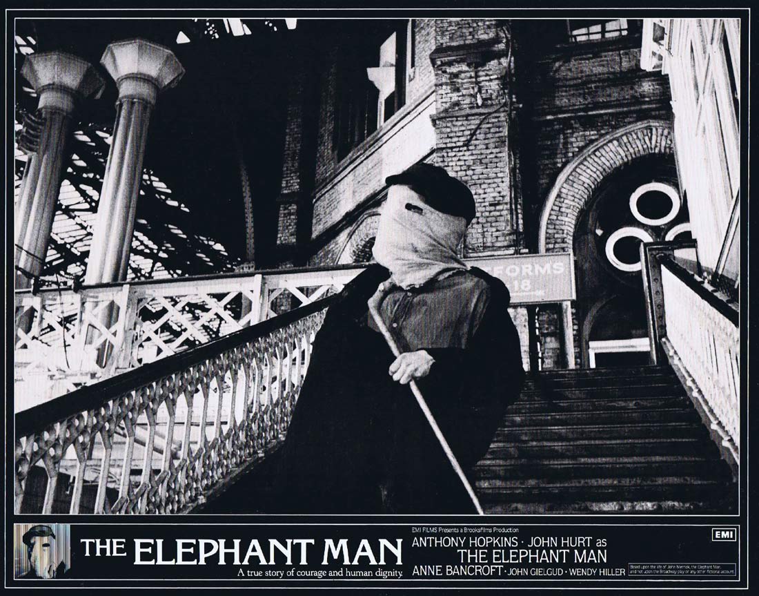 THE ELEPHANT MAN Original UK Lobby card 7 Anthony Hopkins John Hurt