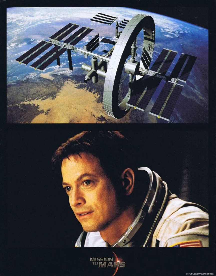 MISSION TO MARS Original US Lobby Card 3 Brian De Palma Gary Sinise Don Cheadle