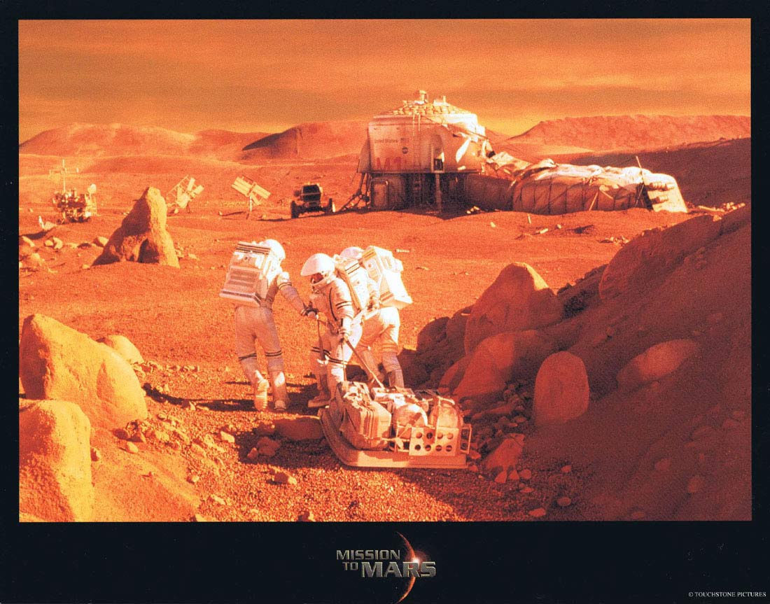 MISSION TO MARS Original US Lobby Card 7 Brian De Palma Gary Sinise Don Cheadle
