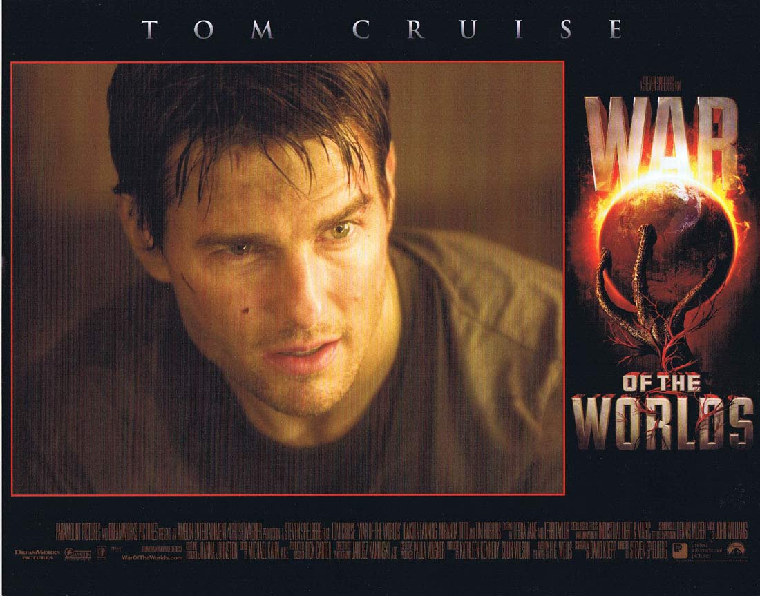 WAR OF THE WORLDS Original US Lobby Card 1 Tom Cruise Dakota Fanning Miranda Otto