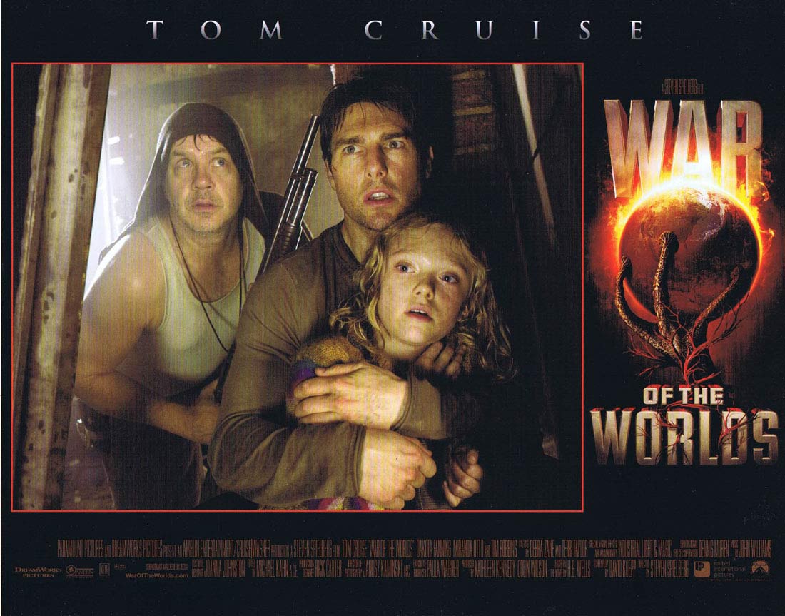 WAR OF THE WORLDS Original US Lobby Card 2 Tom Cruise Dakota Fanning Miranda Otto