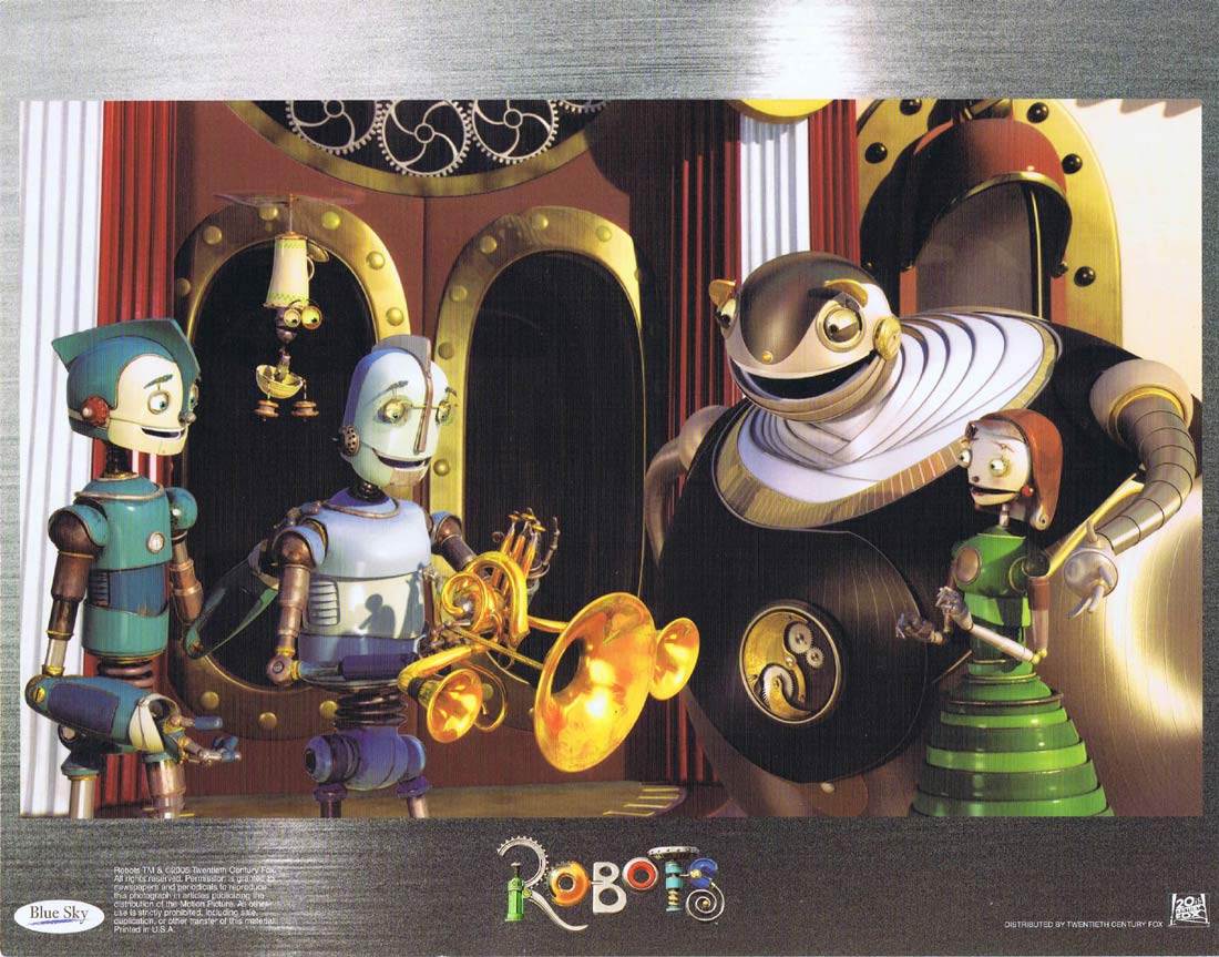 ROBOTS Original Lobby Card 2 Ewan McGregor Halle Berry Robin Williams