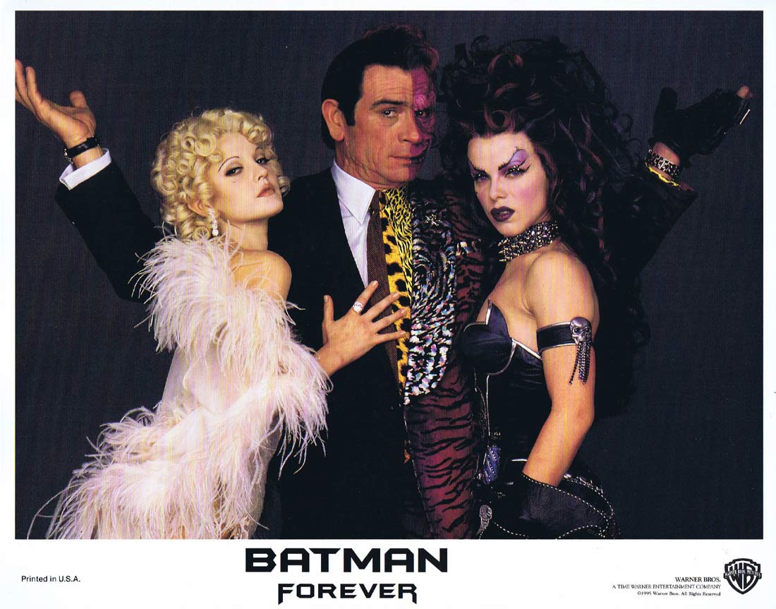BATMAN FOREVER Original Lobby card 4 Val Kilmer Jim Carrey Nicole Kidman
