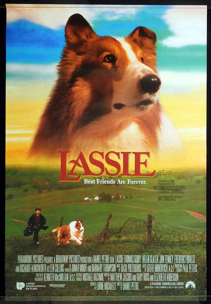 Lassie Original Rolled One Sheet Movie Poster Thomas Guiry Helen Slater